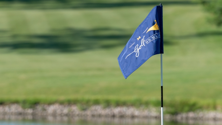 Golf on Main pin flag
